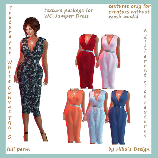 Texture package for WC Jumper Dress FitMesh