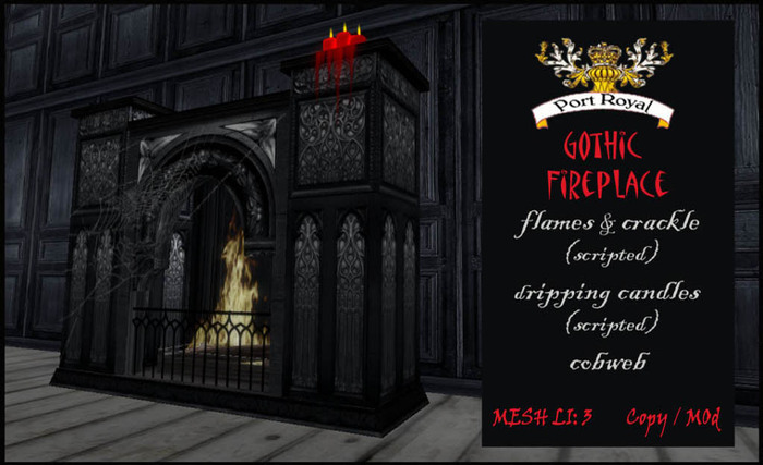 "Port Royal" Gothic Fireplaces