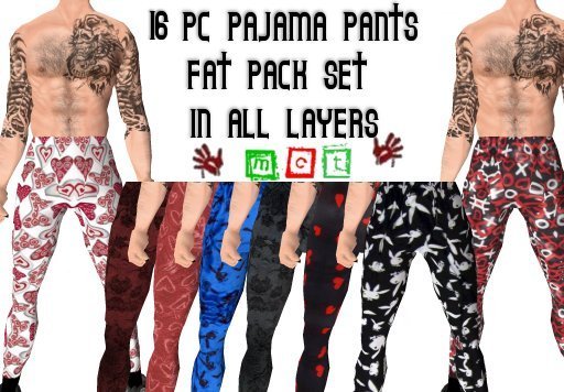(BL) Pajama Pants Fat Pack