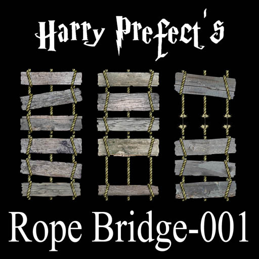 Harry Prefect's Rustic Rope Bridge-001 Texture pack