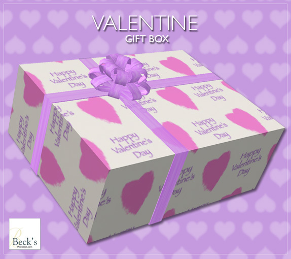 Valentine Gift Box "This Is My Heart" ~ with EASY Hover Text
