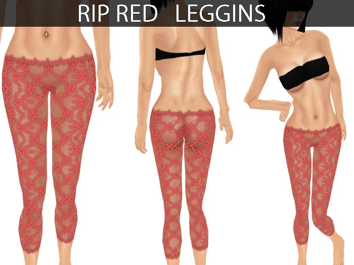 Rip Red Leggins