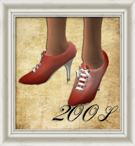 Shabby Chic Resizeable Pumpkin Lace Up Shoe RESIZEABLE Fits a Child or Adult Avatar
