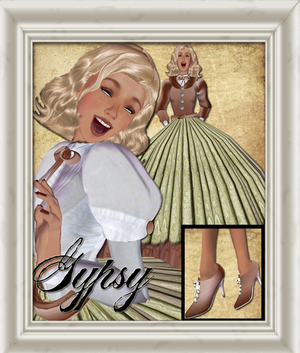 Shabby Chic Updated Gypsy  Dress - completely resizeable for child or adult avatar