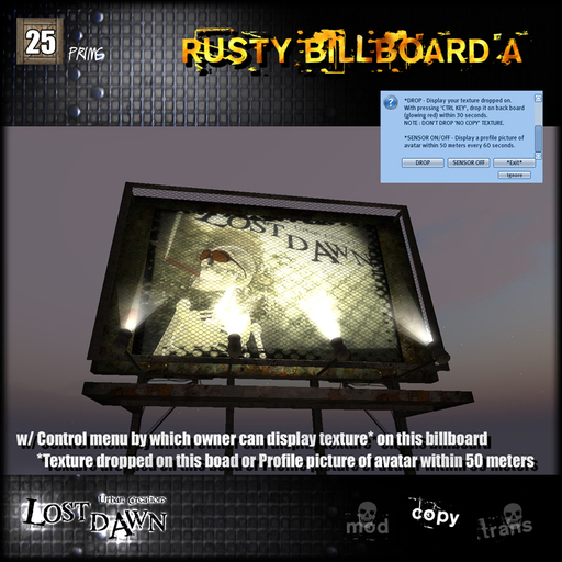:LOST DAWN: Rusty billboard A