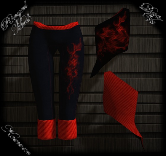 :DV: Kemono Kapri Outfit(Red)