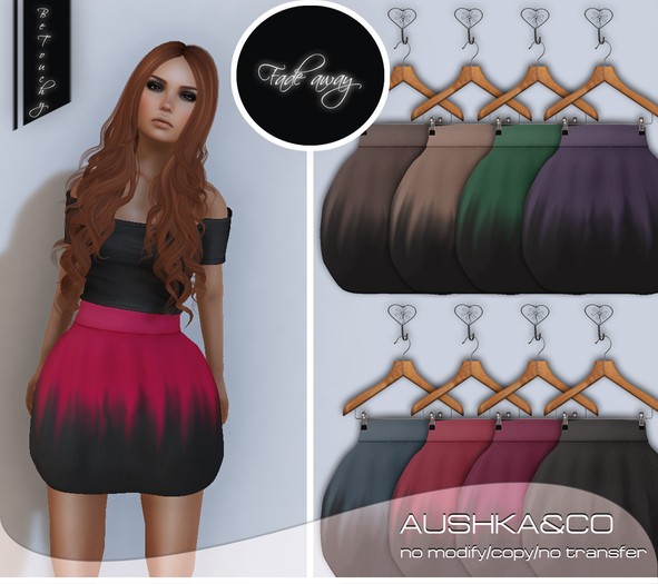 A&CO-Dyeing Duo Mini Skirt-Darks-All with HUD