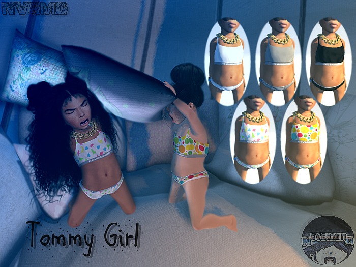//NVRMD\\ Tommy Girl - Black