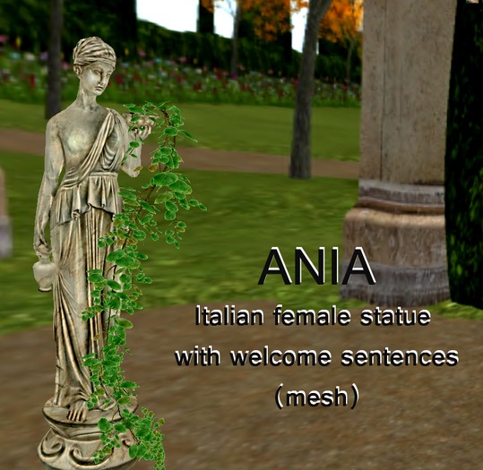 Ania statue  (mesh)
