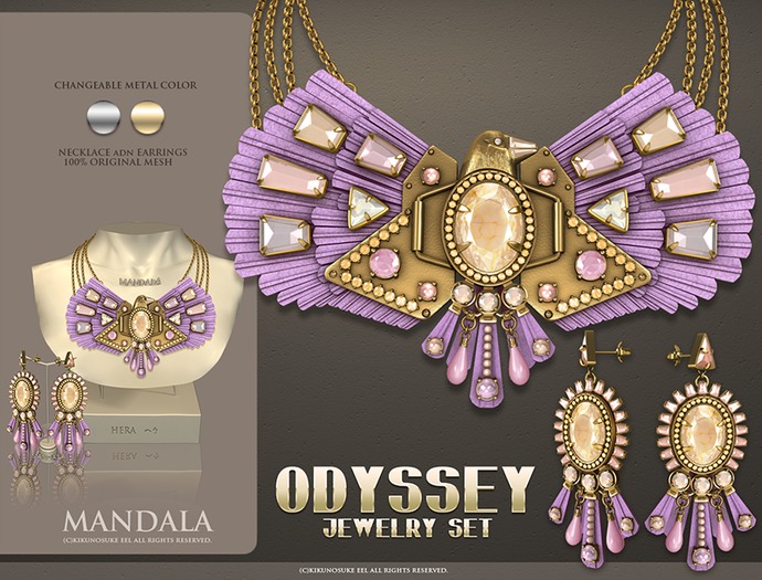 [MANDALA]Odyssey-Jewelry set-Hera(Lavender)