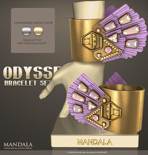 [MANDALA]Odyssey-Bracelet set-Hera(Lavender)