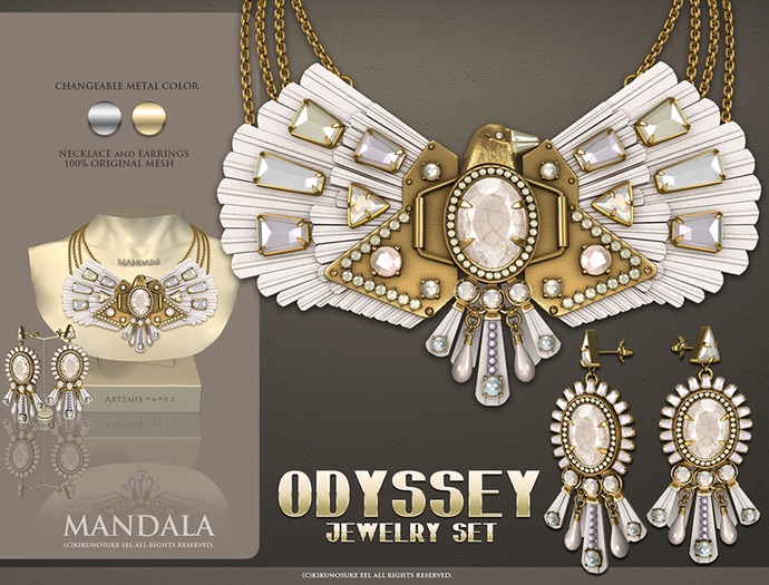 [MANDALA]Odyssey-Jewelry set-Artemis(White)