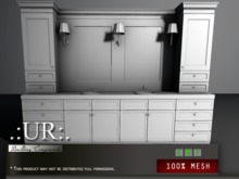 .:UR:. Caroline Bathroom Set - Sink Vanity (full perm mesh)