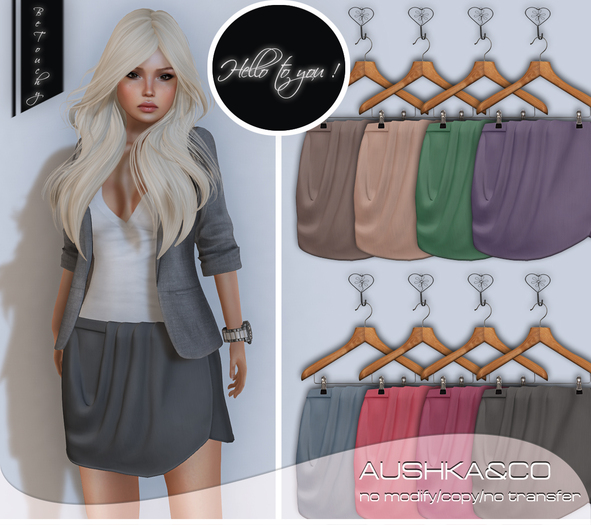 A&CO-Alisha Draped Mini Skirt-DEMO