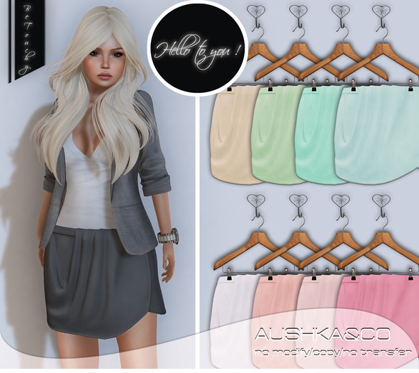 A&CO-Alisha Draped Mini Skirt-Lights-All with HUD