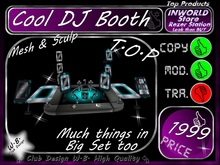 DJ ** Booth ** Big > S.E.T. < Tip jar Menu Driven