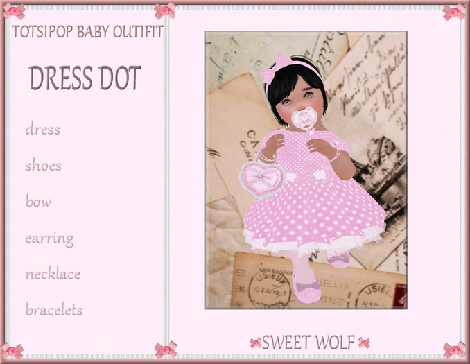 TOTSiPOP!DRESS DOT PINK