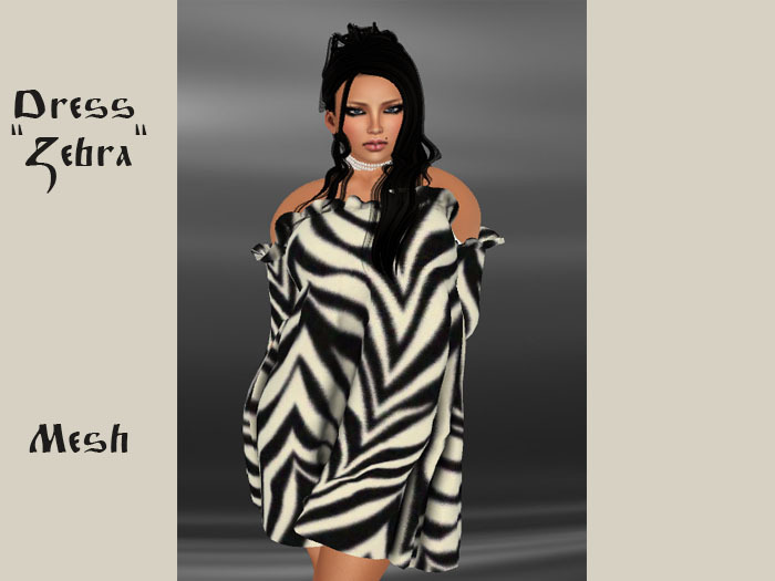 Dress "Zebra" _ Mesh