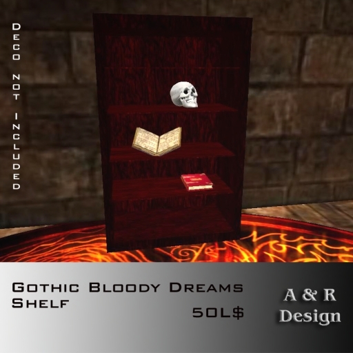 A&R Design - Gothic Shelf Bloody Dreams (boxed)