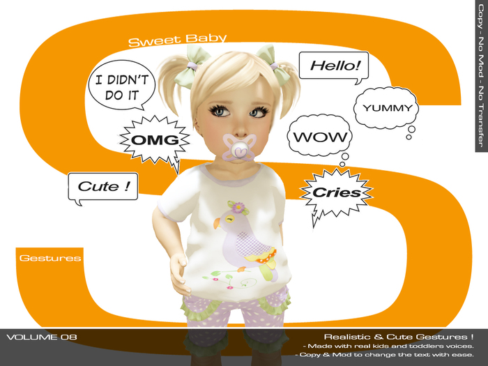  Sweet Baby - Baby & Kids Gestures - Volume 8