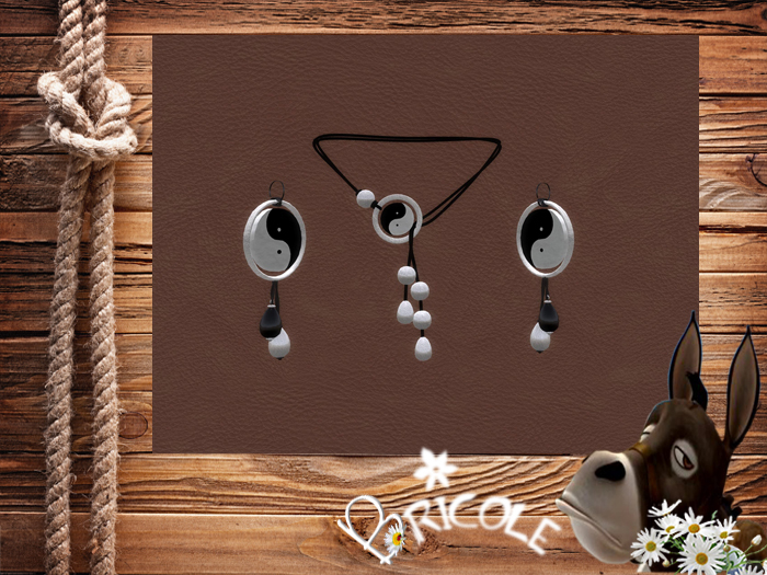 Zen cascade Necklace & Earrings