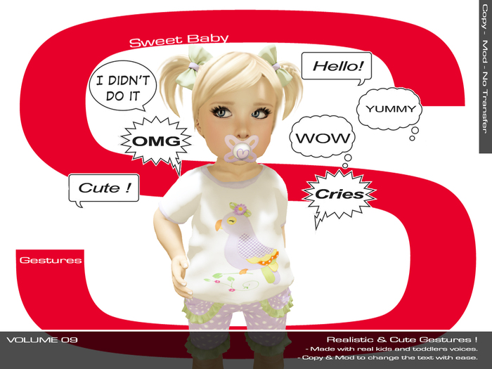 Sweet Baby - Baby & Kids Gestures - Volume 9
