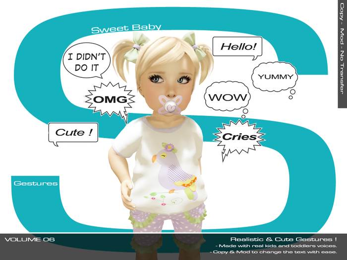 Sweet Baby - Baby & Kids Gestures - Volume 6