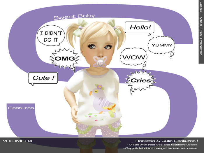 Sweet Baby - Baby & Kids Gestures - Volume 4