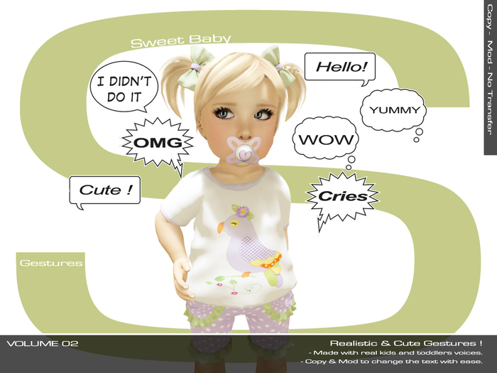 Sweet Baby - Baby & Kids Gestures - Volume 2