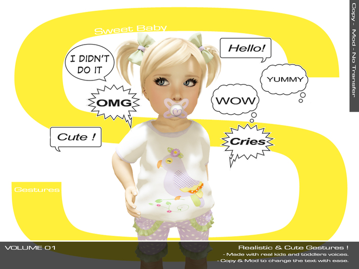 Sweet Baby - Baby & Kids Gestures - Volume 1