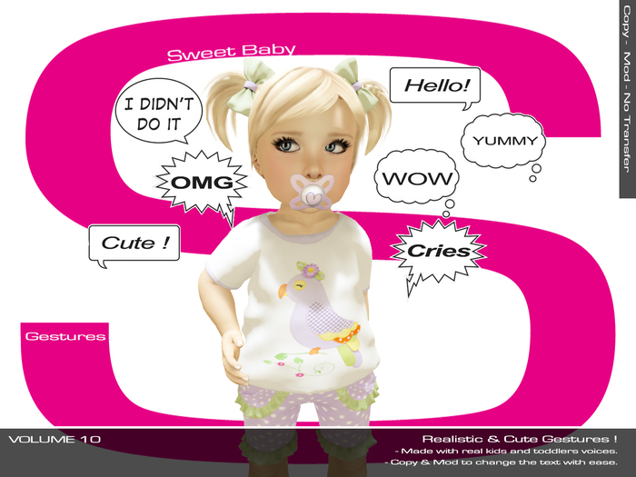 Sweet Baby - Baby & Kids Gestures - Volume 10