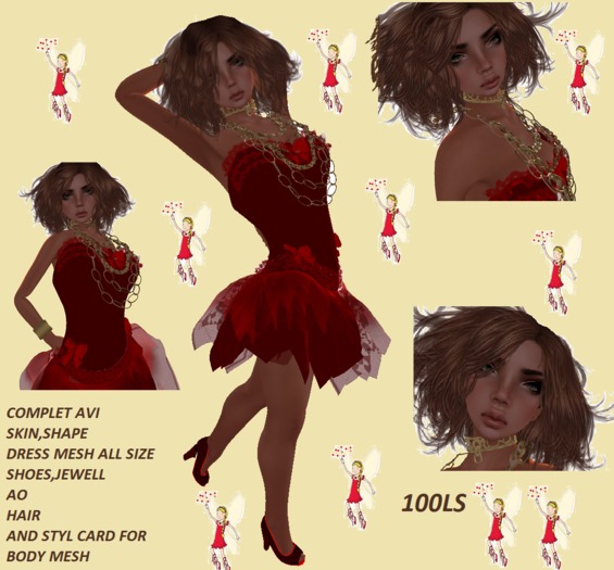 fairy bloody girl body fit theshop N