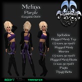 [FPI] Melina Purple ~ Complete Outfit with Rigged Mesh Top, Sleeves, Boots