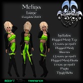 [FPI] Melina Lime ~ Complete Outfit with Rigged Mesh Top, Sleeves, Boots
