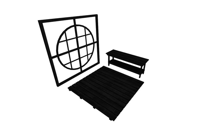 Dor Bathroom Accessory Set (Black)