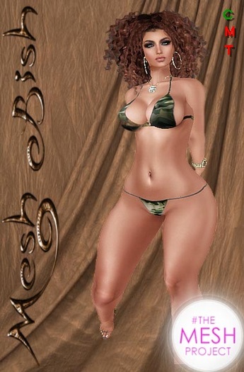 Bikini Camo Green