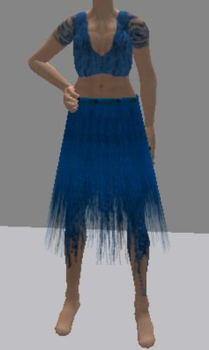 sweets Dress Blue Grass