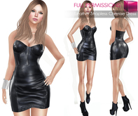 MI960195 Strapless Chemise Mini Dress