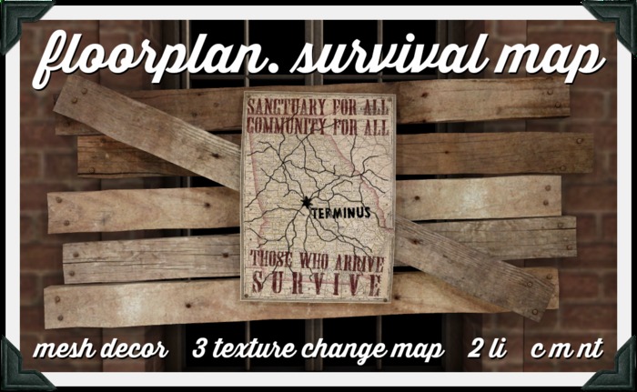 floorplan. survival map [boxed]