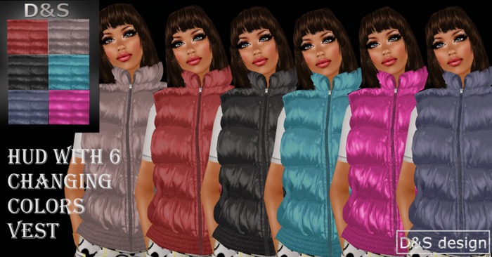 D&S design HUD WITH 6 CHANGING TEXTURES VEST