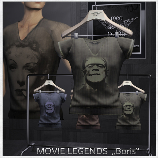 **=__MEA CULPA_=**  MOVIE LEGENDS T-Shirt BORIS