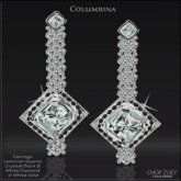 Columbina Earrings by Chop Zuey Couture Jewellery