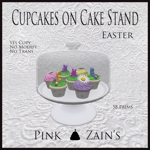 Easter CupCakes in Stand