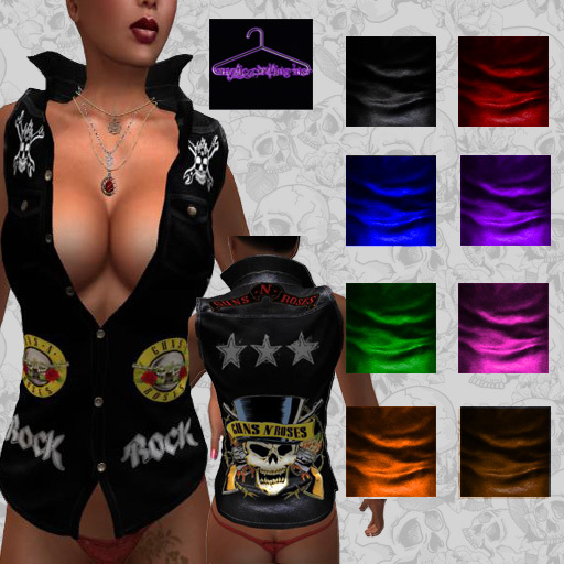 Mystic Ladies GUNS n ROSES Vest