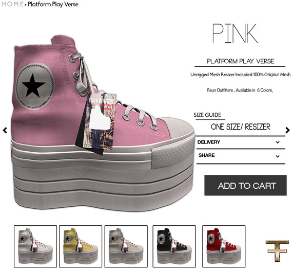 -FAUN- Platoform Play Verse -Pink-