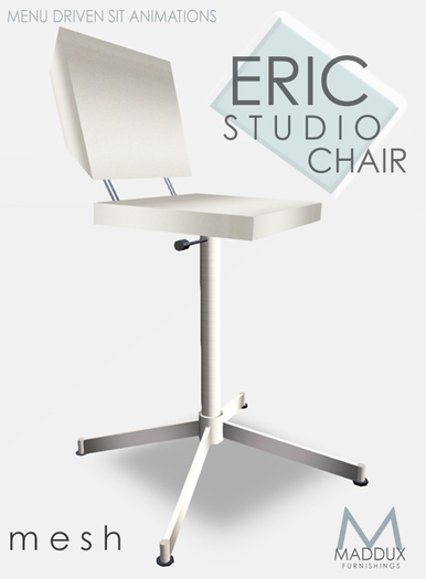 ERIC STUDIO CHAIR WHITE