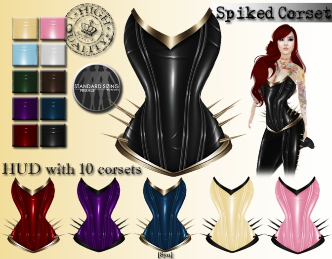[Syn] Sher Spiked Corset