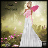 SAS - Maelie WhiteBlush Gown (50% Mesh)