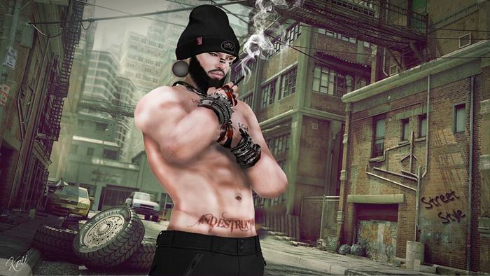 Wooly Hat Black Street Style