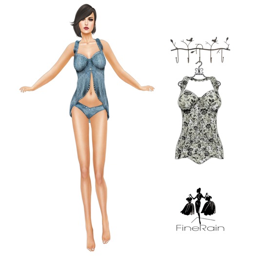 :: FineRain creations.::Lingery Set WB